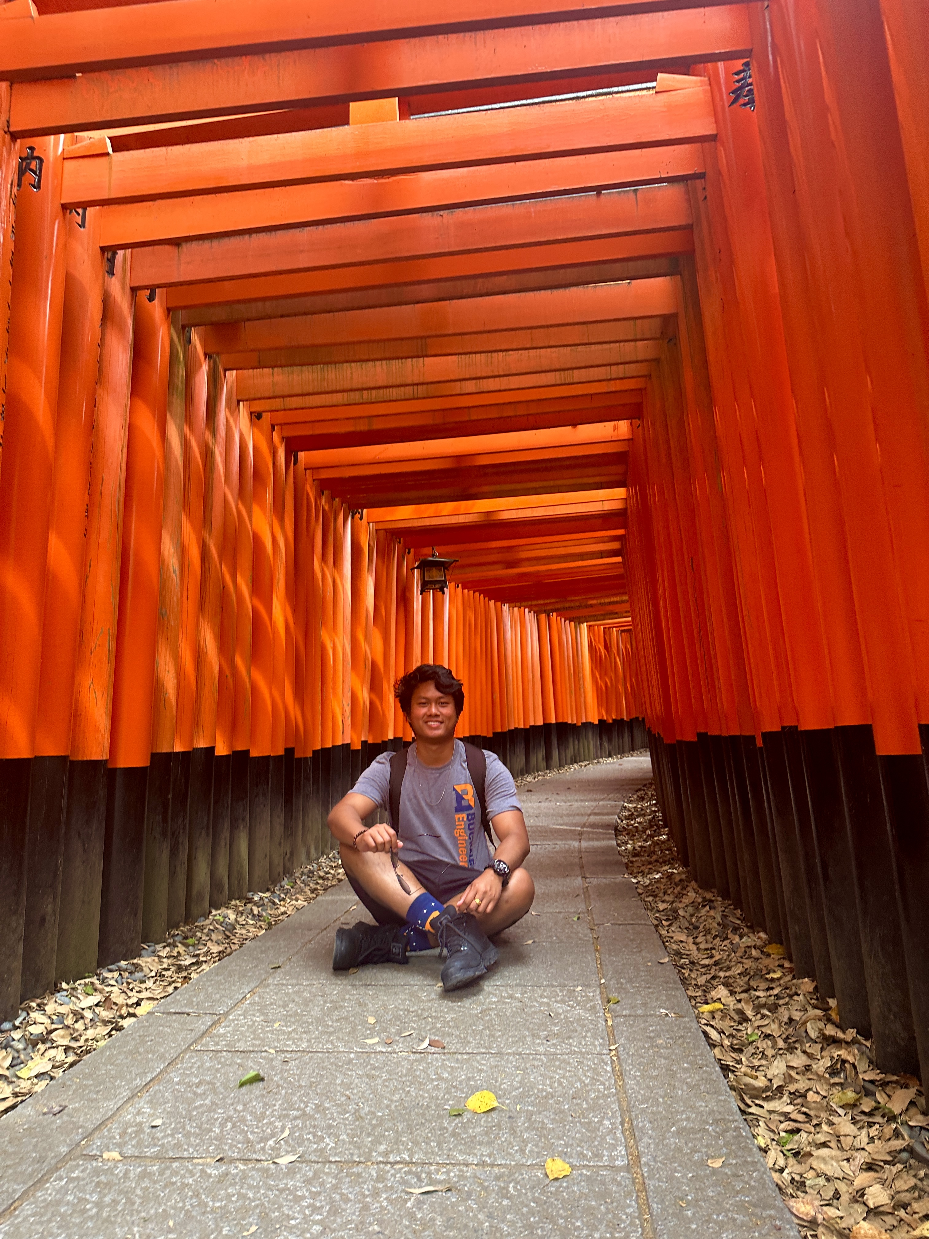 Nolan at Fushimi Inari Shrine, Kyoto