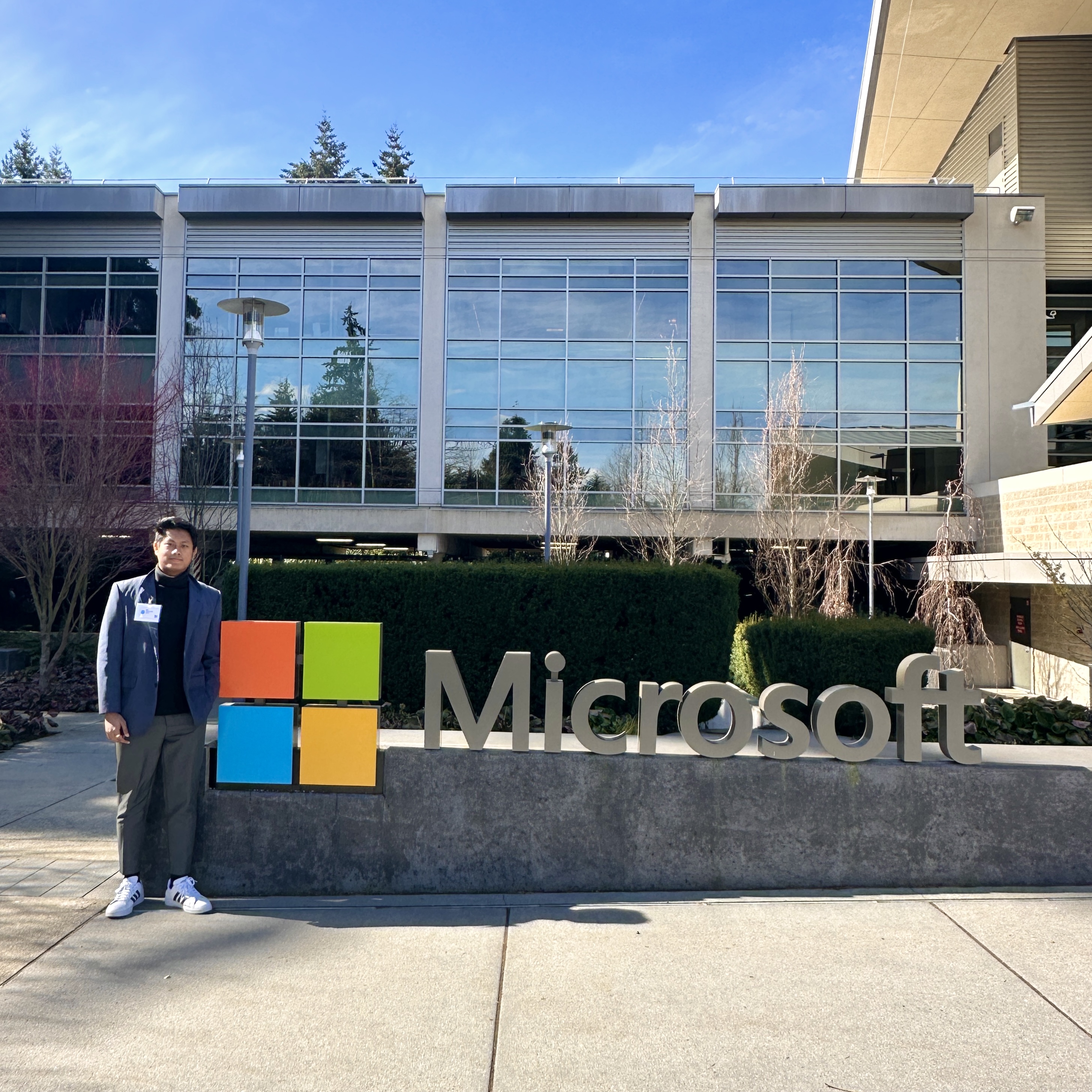 Nolan at Microsoft Redmond Woods Campus, Seattle
