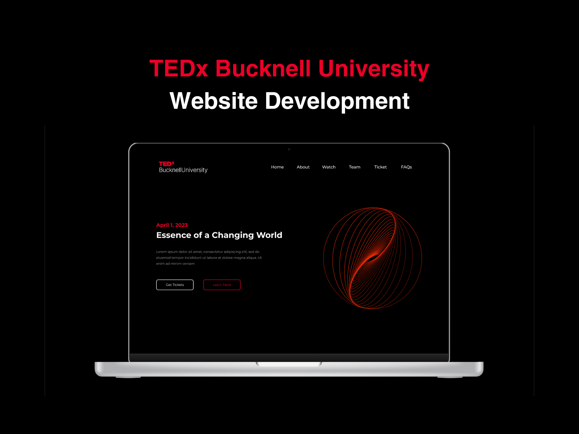 TEDx Bucknell University (Web Development)